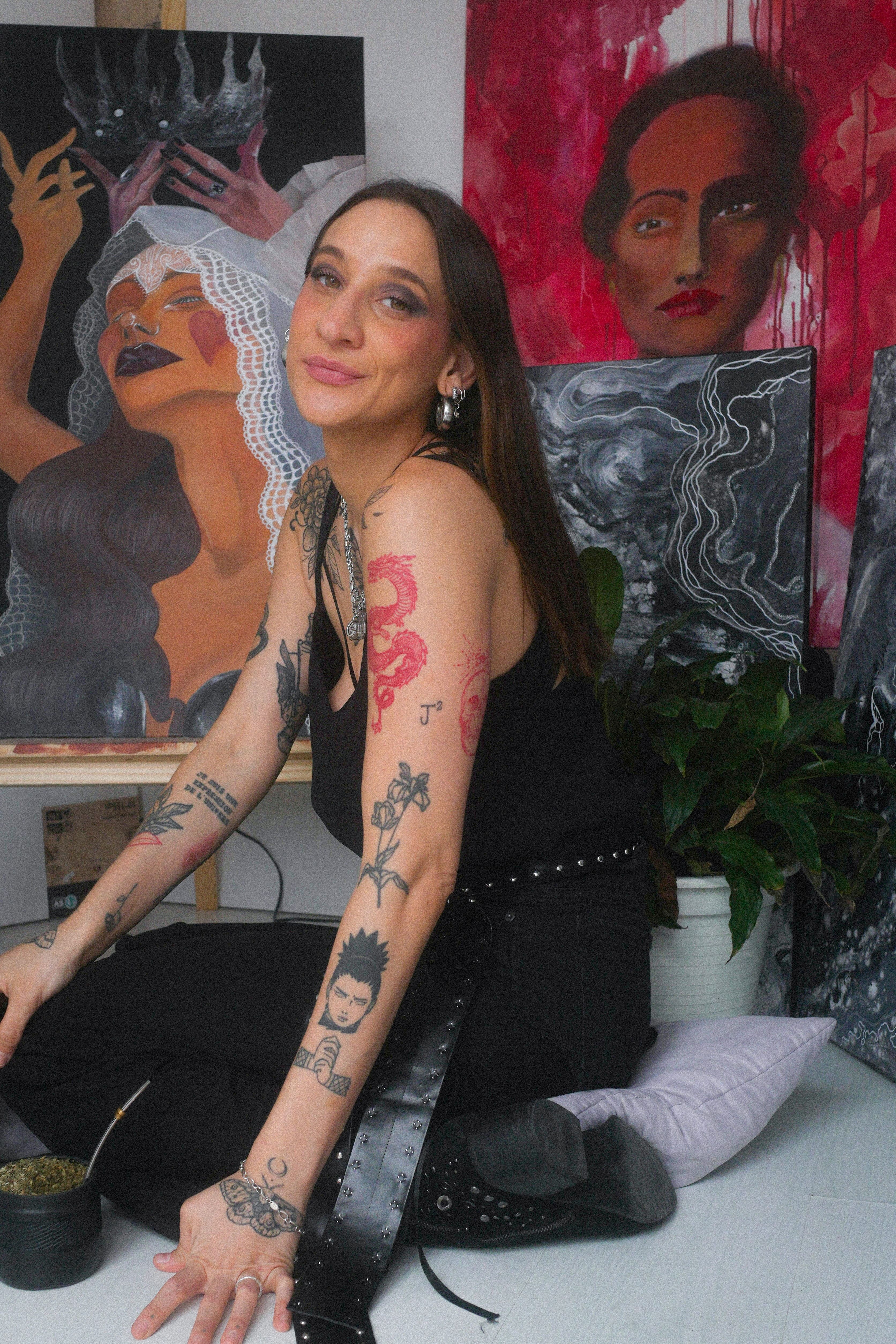 Alana Zarza Iraeta en su taller